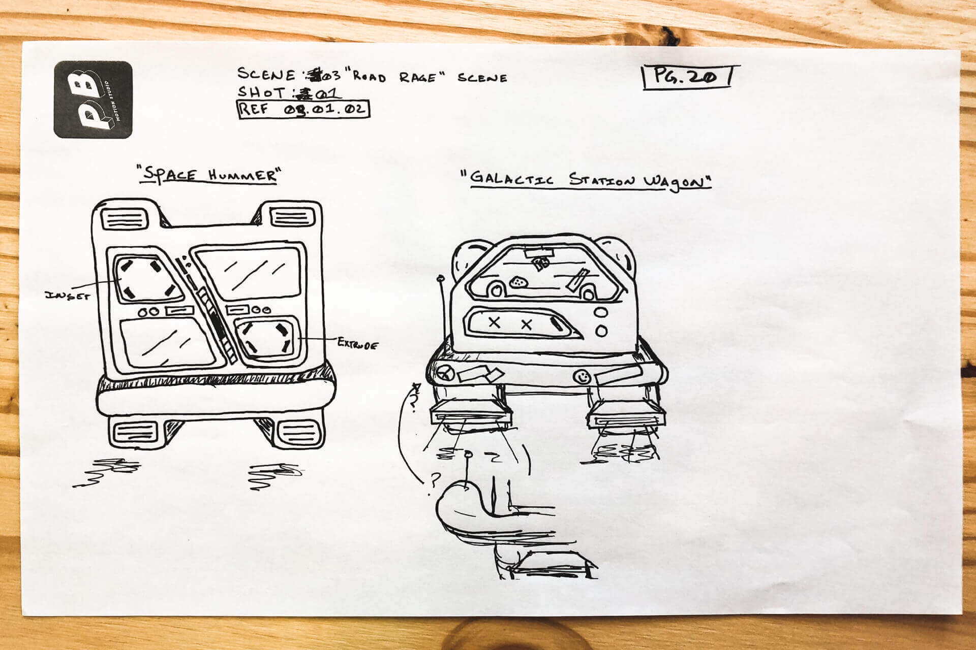 BTS: Storyboards for Lincoln Calling, by Jordan Lambrecht