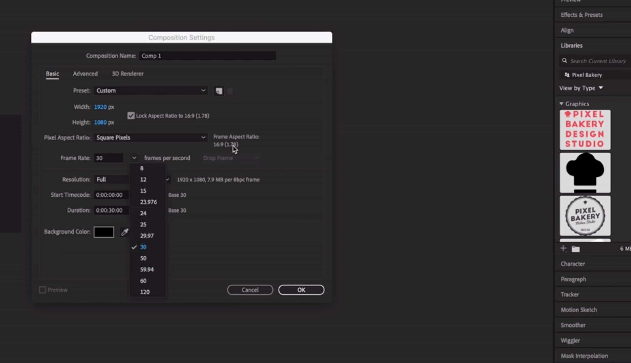 Tutorial: Composition Settings in After Effects, by Jordan Lambrecht